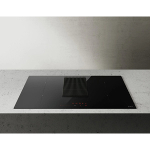 Elica NT-PRM-PLS-S-DO hob Black Built-in 83 cm Zone induction hob 4 zone(s) Built-in hood