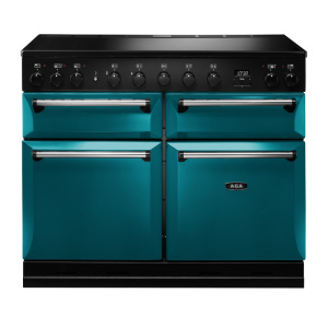 AGA Masterchef Deluxe 110 Freestanding cooker Electric Zone induction hob Blue, Chrome