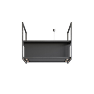 NOVY 15008 cooker hood Island Black 520 m³/h