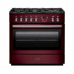 Rangemaster Professional + FX Freestanding cooker Electric Gas Red