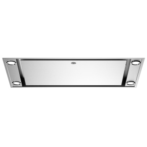 Bertazzoni KC90PRO1XA cooker hood Ceiling built-in Black, Stainless steel 700 m³/h