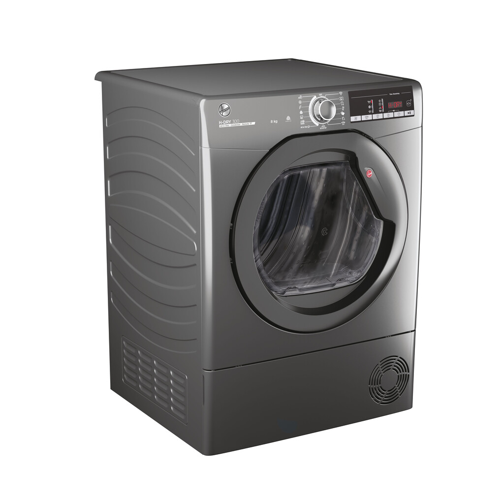 Hoover HLE C8TRGR-80 tumble dryer Freestanding Front-load 8 kg Anthracite - Image 7
