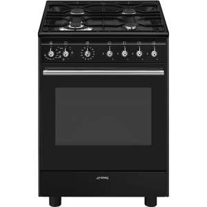 Smeg Concert Classic Cooker CX61GMBL Black