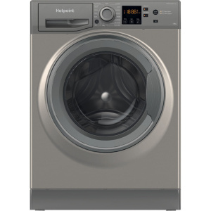 Hotpoint 10kg Washing Machine Freestanding Graphite With Steam A-rated