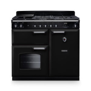 Rangemaster Classic 100cm Dual Fuel Black/Chrome