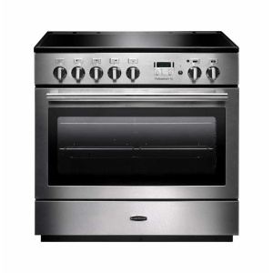 Rangemaster Professional + FX Freestanding cooker Electric Zone induction hob Stainless steel
