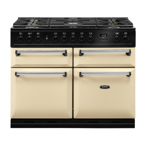 AGA Masterchef Deluxe 110 Freestanding cooker Electric Gas Chrome, Cream