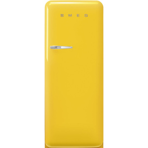 Smeg FAB28RYW6 combi-fridge Freestanding 270 L Yellow