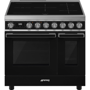 Smeg Master Portofino Cooker CPF92IMBL Black