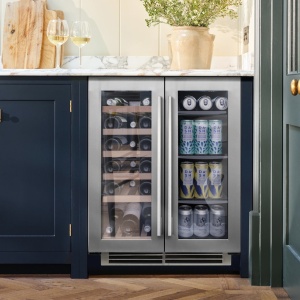 Caple Wi6234 Compressor wine cooler Undercounter Stainless steel 38 bottle(s)