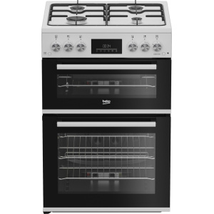 Beko EDG6231W 60cm Double Oven Gas Cooker
