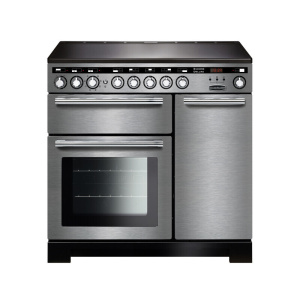 Rangemaster Encore Deluxe 90 Range cooker Electric Zone induction hob Stainless steel