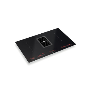 Faber Galileo BK Glass NG A830 Black Built-in 83 cm Zone induction hob 4 zone(s) Built-in hood