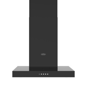 Belling 444411679 cooker hood Wall-mounted Black 580 m³/h