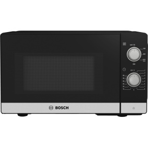 Bosch Serie 2 FFL020MS2B microwave Black, Stainless steel Solo microwave Countertop 20 L 800 W