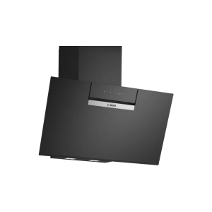 Bosch Serie 4 DWK87FN60B cooker hood Wall-mounted Black 431 m³/h