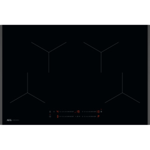 AEG SO84IA00FB Black Built-in 78 cm Zone induction hob 4 zone(s)