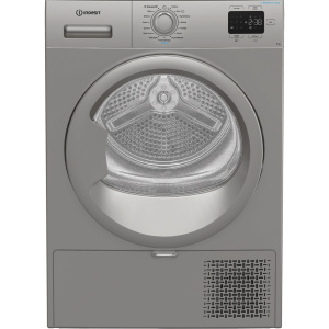 Indesit C YD 92D SS UK tumble dryer Freestanding Front-load 9 kg Silver