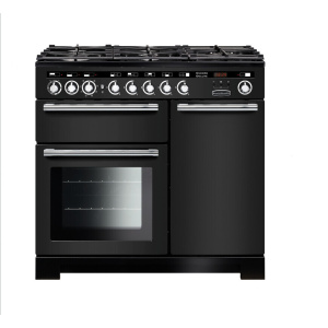 Rangemaster Encore Deluxe 100 Range cooker Electric Gas Black