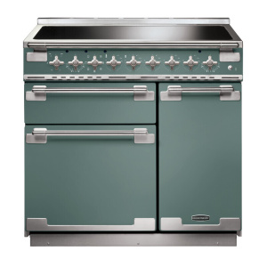Rangemaster ELS90EIMG Range cooker Electric Zone induction hob Green