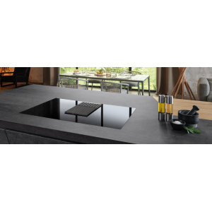 Elica NT-LIBRA-BLK-DO Nikolatesla Libra BL/A/83 Black Built-in 83 cm Zone induction hob 4 zone(s) Built-in hood
