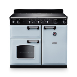 Rangemaster Classic 100cm Induction Misty Blue/Chrome