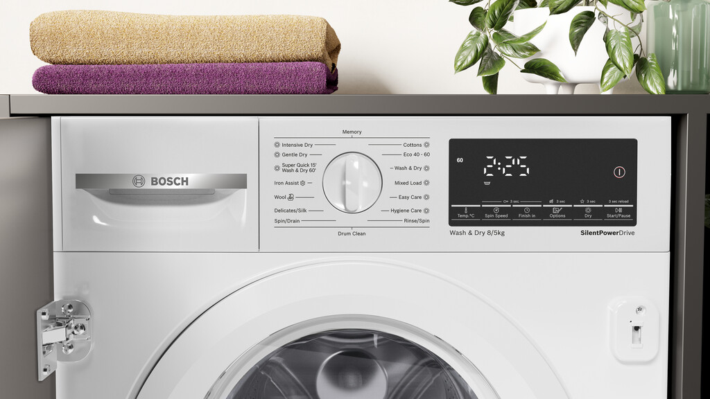 Bosch Serie 6 WKD28490GB washer dryer Built-in Front-load White - Image 2