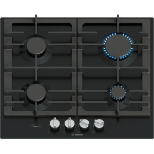 Bosch Serie 6 PCP6A6I90 hob Black Built-in 60 cm Gas 4 zone(s)