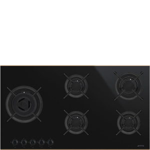Smeg Dolce Stil Novo Hob PV695LCNR Black