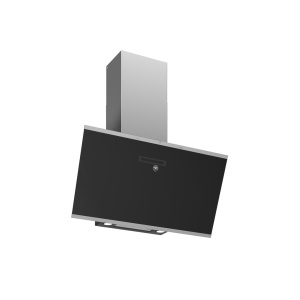 Bertazzoni KV90MOD1NA cooker hood Wall-mounted Black, Stainless steel 700 m³/h