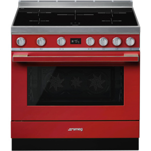 Smeg Portofino Cooker CPF9IPR Red