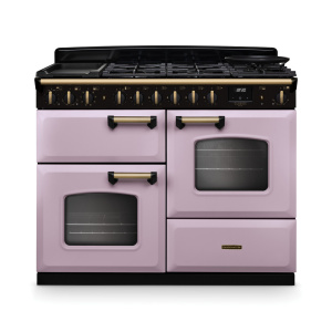 Rangemaster Classic Deluxe 110cm OC Dual Fuel Heather/Antique Brass