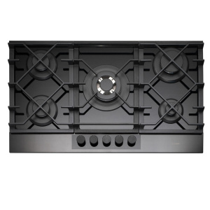Caple C889G hob Black Built-in Gas 5 zone(s)
