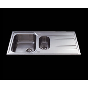 CDA KA72 Top-mounted sink Rectangular Stainless steel