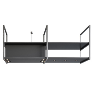 NOVY 15010 cooker hood Island Black 520 m³/h