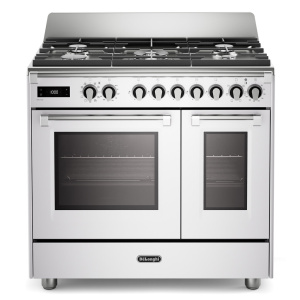 De’Longhi BS 965T MXW cooker Freestanding cooker Electric Gas White