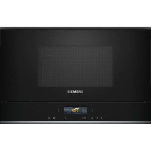Siemens iQ700 BF722L1B1B microwave Black Solo microwave Built-in 21 L 900 W