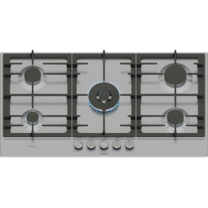 Bosch Serie 6 PCR9A5I90 hob Stainless steel Built-in 90 cm Gas 5 zone(s)