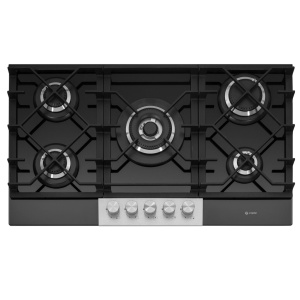 Caple C789G hob Black Built-in 87 cm Gas 5 zone(s)