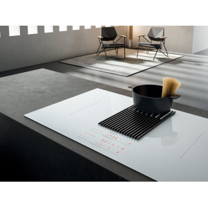 Elica NT-LIBRA-WH-DO PRF0147774 hob Black, White Built-in 83 cm Zone induction hob 4 zone(s) Built-in hood