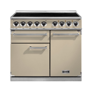 Falcon 1000 Deluxe Range cooker Electric Zone induction hob Cream