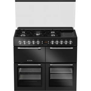 Leisure CC100F521K 100cm Dual Fuel Range Cooker with Glass Top Lid