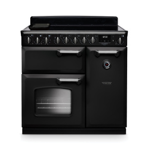 Rangemaster Classic Deluxe 90cm Induction Charcoal Black/Chrome
