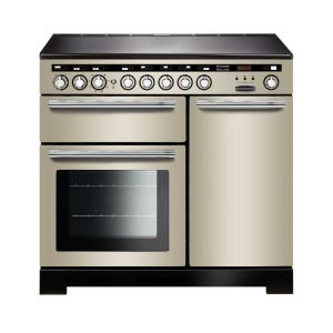Rangemaster Encore Deluxe 100 Range cooker Electric Zone induction hob Ivory