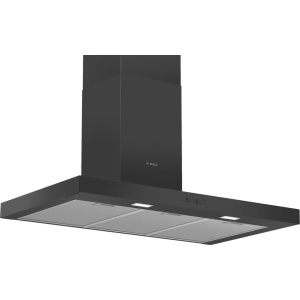 Bosch Serie 2 DWB96BC60B cooker hood Wall-mounted Black 619 m³/h