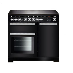 Rangemaster Encore Deluxe 100 Induction Range cooker Electric Zone induction hob Black