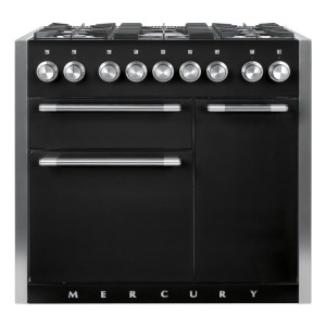 Mercury MCY1000DFLQ cooker Range cooker Electric Gas Black