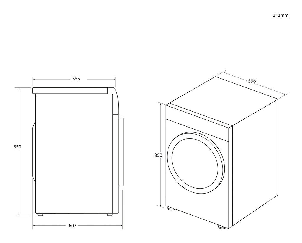 Candy Smart Pro CSOEC10TG-80 tumble dryer Freestanding Front-load 10 kg White - Image 2