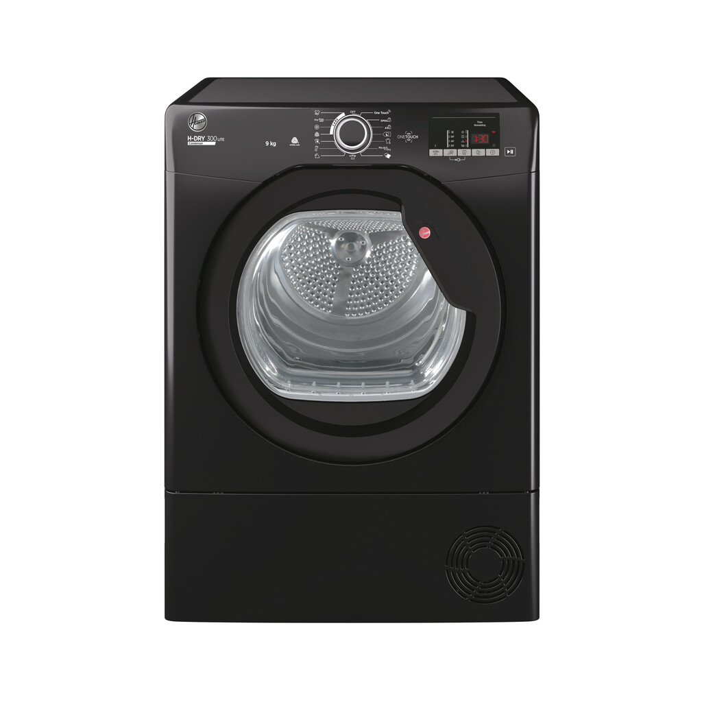 Hoover H-DRY 300 LITE HLE C9DGB-80 tumble dryer Freestanding Front-load 9 kg Black