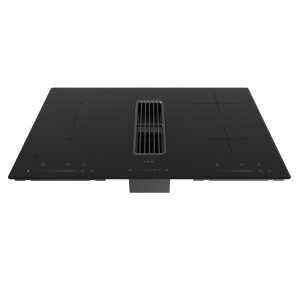 CDA HNE81FR hob Black Built-in 80.4 cm Zone induction hob 4 zone(s) Built-in hood